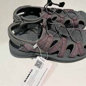 Dannto Women’s Gray & Pink Hiking Sandal-Size 36